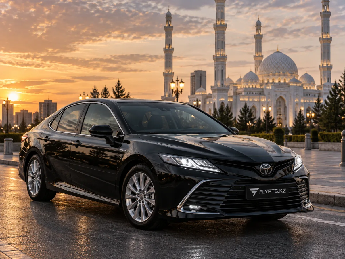 Toyota Camry 75 с водителем в Астане
