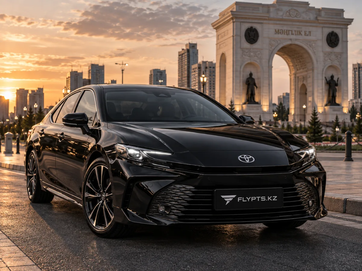 Toyota Camry 80 с водителем в Астане