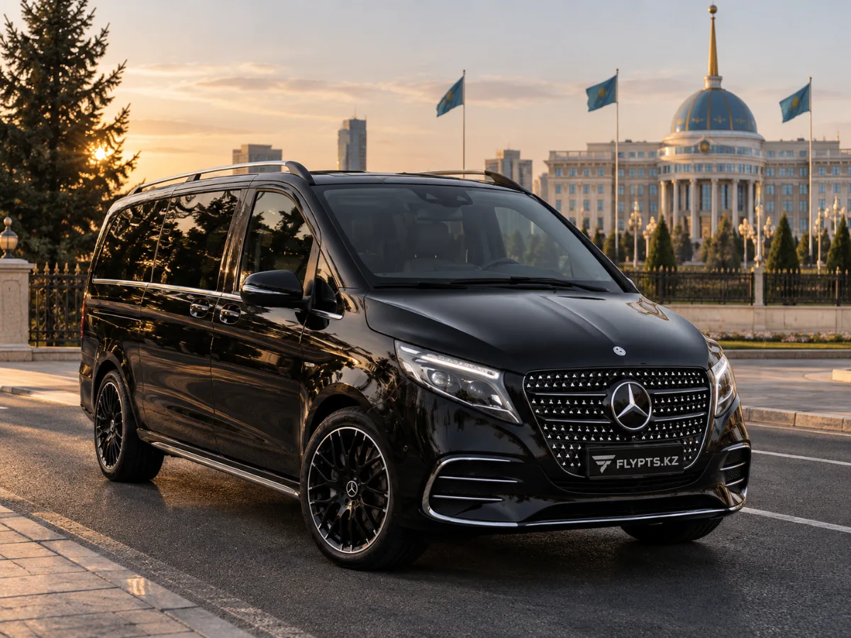 Mercedes-Benz V-class с водителем в Астане